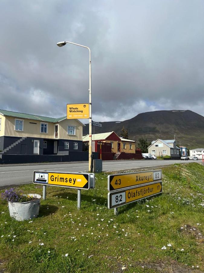 Ferienwohnung Beautiful House With Amazing Sea View. Dalvík Exterior foto